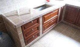 瓷砖灶台安装厨门视频,视频教程详解