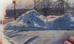 水粉风景视频教学,从入门到精通