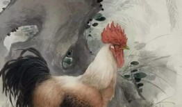 国画公鸡的画法教学视频,从笔触到构图，一招一式学到位